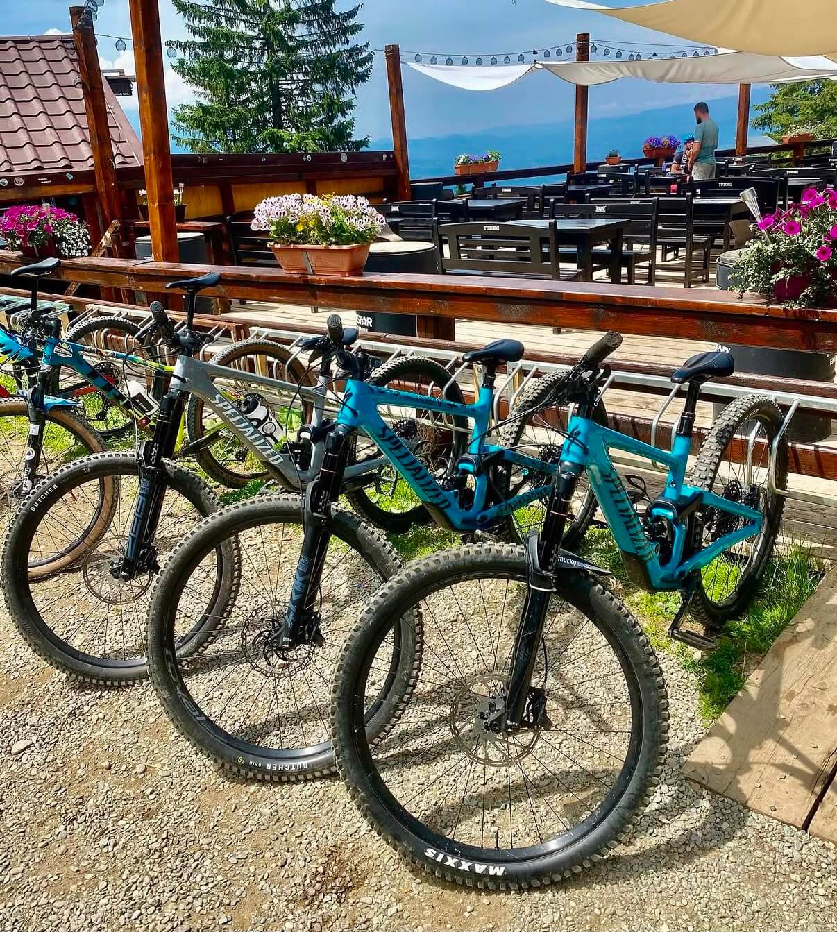 Full suspension mountain bike for enduro trails rental