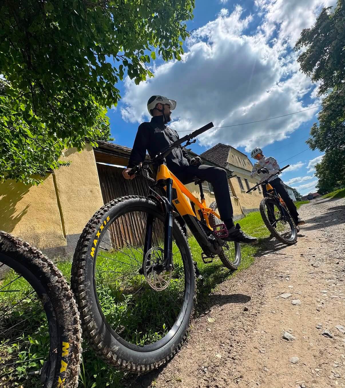 E-bike tour through traditional mountain villages near Piatra Craiului
