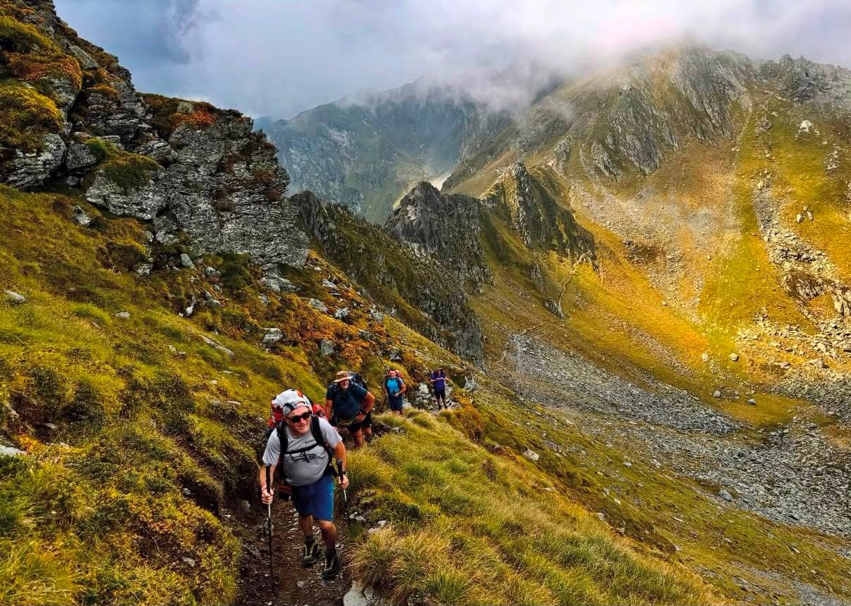 Guided hiking trails in nature
