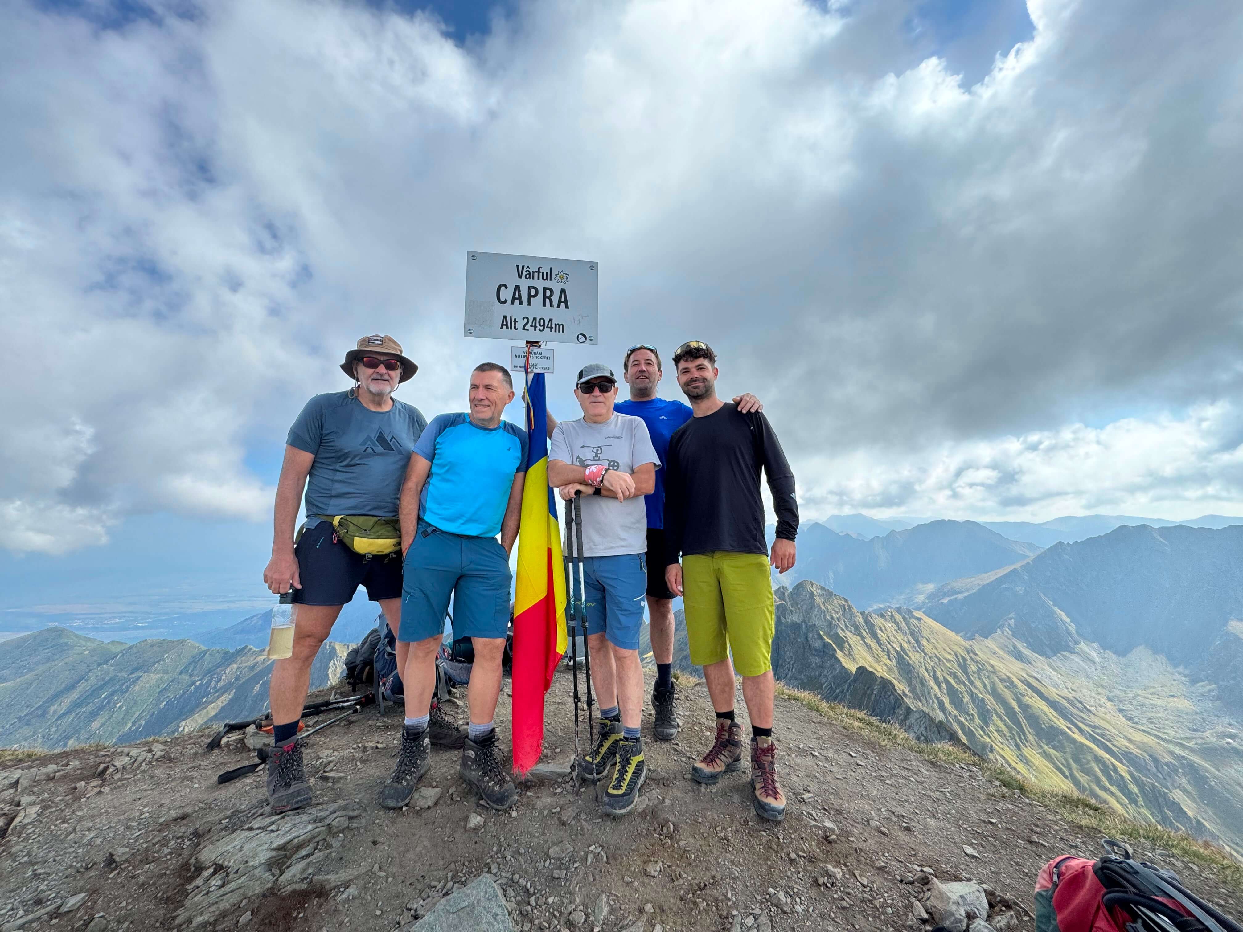 Guided group exploring Transylvania
